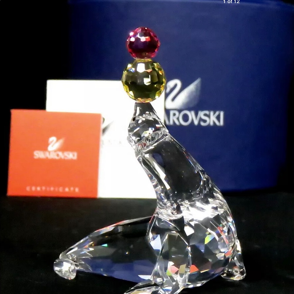 Swarovski Seal Juggling***Retired***w/box